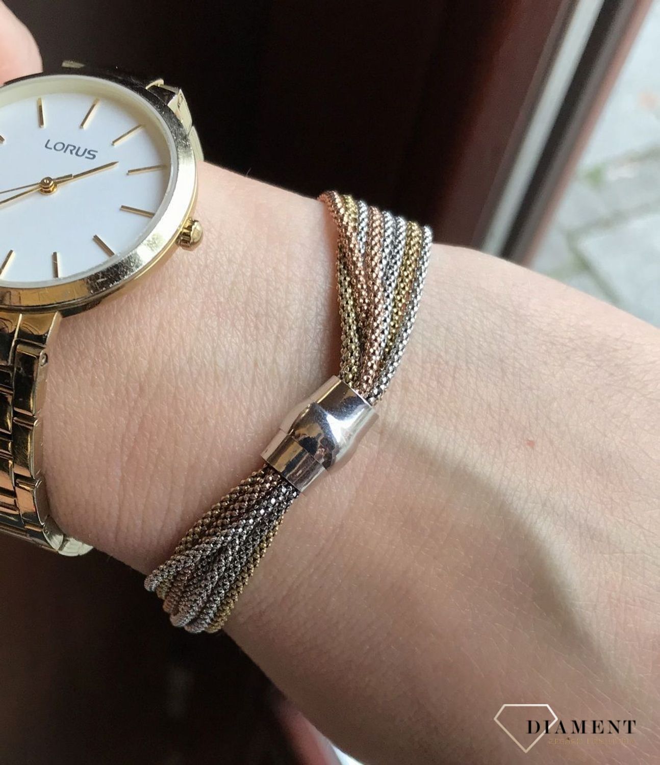 Bransoletka pozłacana damska Fope srebro ✓Fope trzy kolory bransoletki ✓ Srebrne bransoletki w sklepie zegarki-diament.pl✓ Autoryzowany sklep✓ Kurier Gratis 24h✓ Gwarancja najniższej ceny✓ Grawer 0zł✓Zwrot 30 dni.jpg